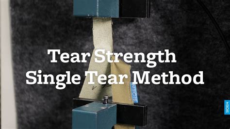 tear strength test method